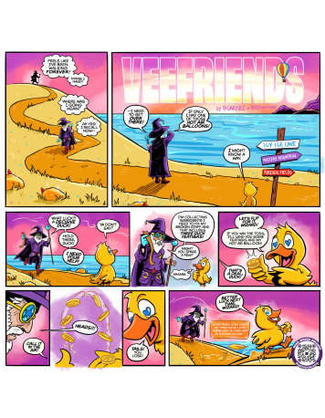 Willful Wizard Meets Decisive Duck