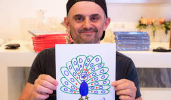 Watch GaryVee create the original art
