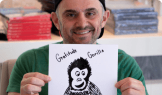 Watch Garyvee create the original art
