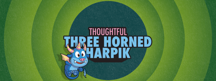 Thoughtful Three Horned Harpik in... Thoughtful Three Horned Harpik | Veefriends
