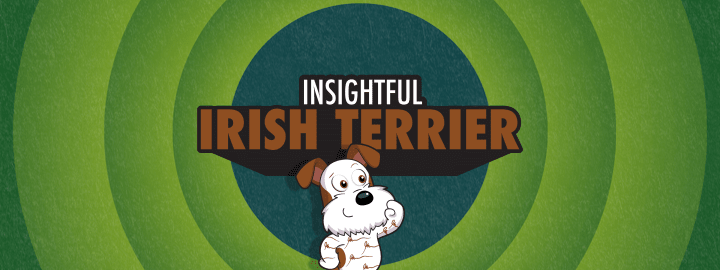Insightful Irish Terrier in... Insightful Irish Terrier | Veefriends