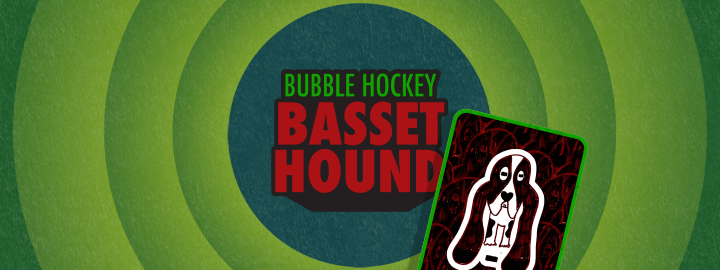 Bubble Hockey Basset Hound in... Bubble Hockey Basset Hound | Veefriends