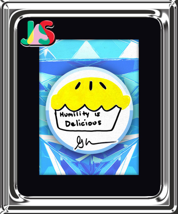 https://media.veefriends.com/image/upload/f_auto,q_auto,l_v1637618140:veefriends:justart.png,x_-215,y_-310,c_scale,w_175/f_auto,q_auto,c_scale,w_600/f_auto,q_auto,c_scale,w_600,u_veefriends:specials:book:diamond:humility-is-delicious.jpg/v1/veefriends/specials/book/frames/silver.png