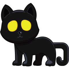 Very Very Very Very Lucky Black Cat