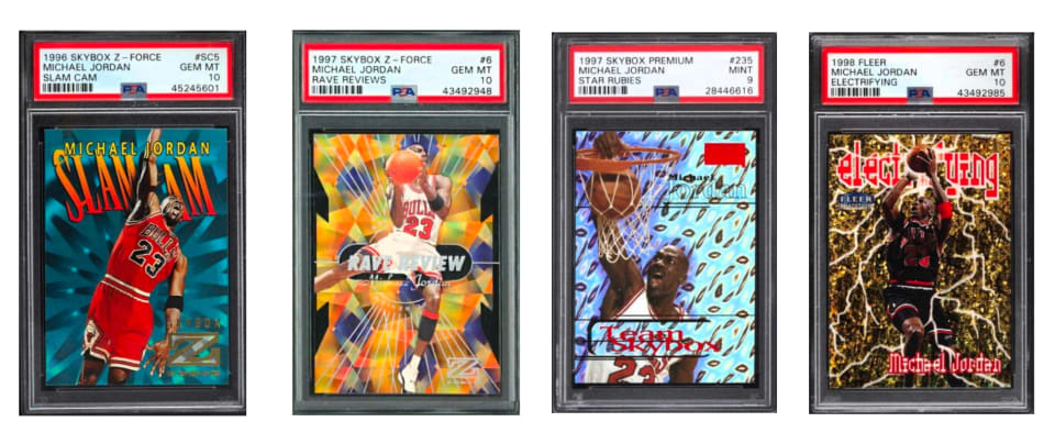 Examples of the most innovative and collectible inserts of the 1990s