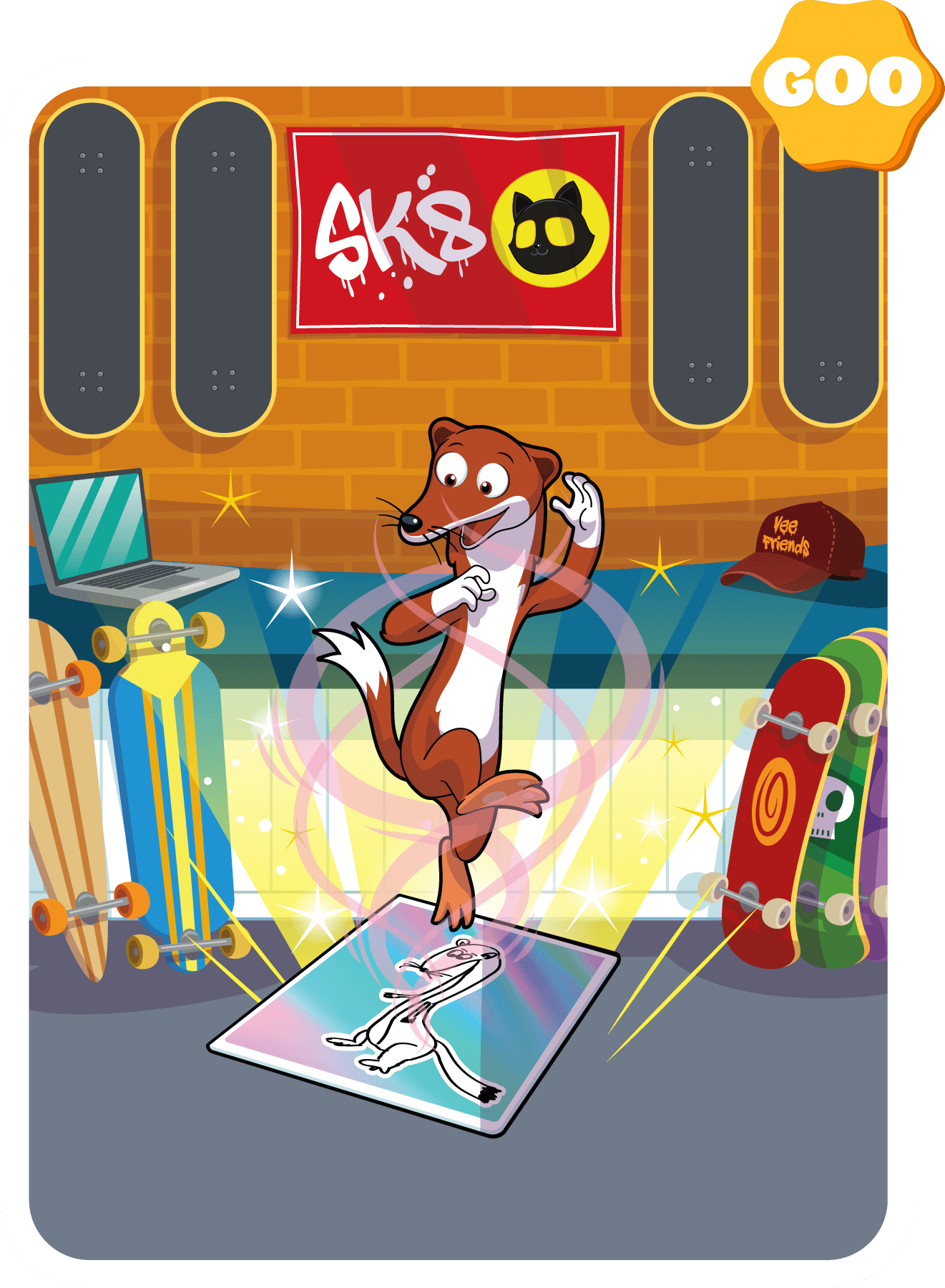 Gary Vaynerchuk - VeeFriends Series 2 - Witty Weasel #10051 - NFT # 10051