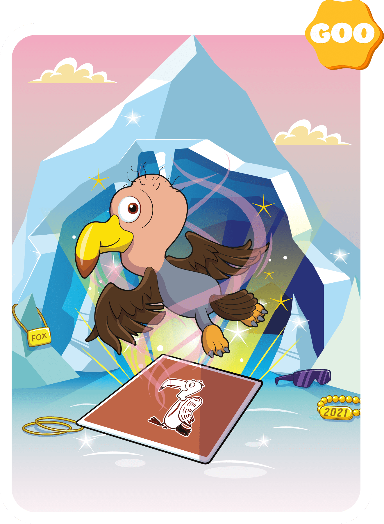 Gary Vaynerchuk - VeeFriends Series 2 - Bubbly Buzzard #1448 - NFT # 1448