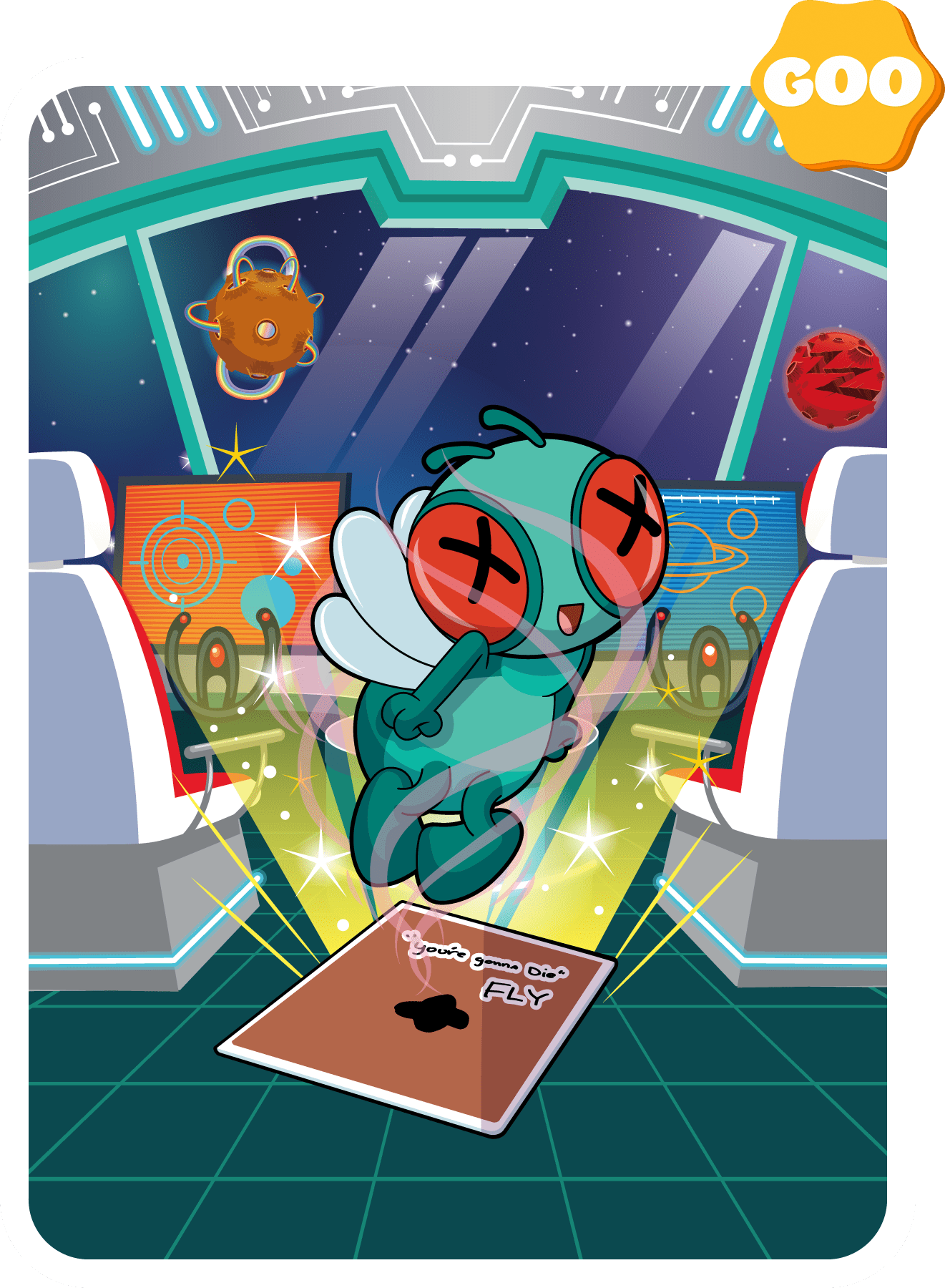 Gary Vaynerchuk - VeeFriends Series 2 - "You're Gonna Die" Fly #206 - NFT # 206