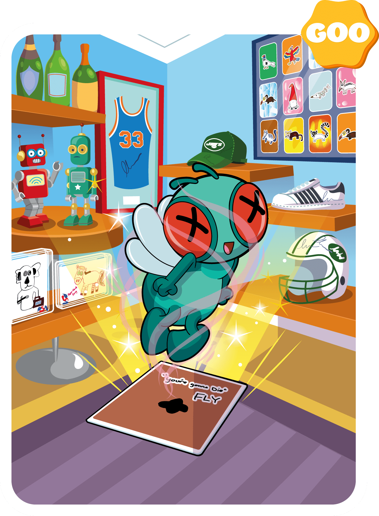 Gary Vaynerchuk - VeeFriends Series 2 - "You're Gonna Die" Fly #225 - NFT # 225