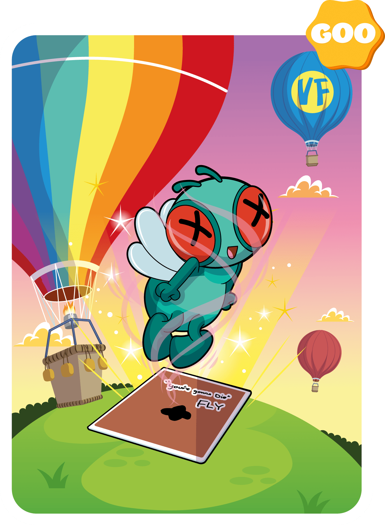 Gary Vaynerchuk - VeeFriends Series 2 - "You're Gonna Die" Fly #228 - NFT # 228