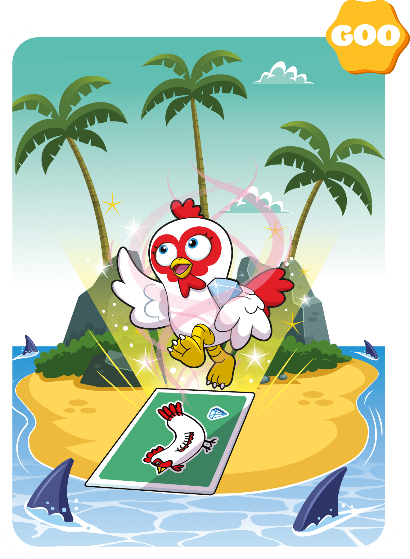 Gary Vaynerchuk - VeeFriends Series 2 - "Diamond Hands" Hen #52 - NFT # 52