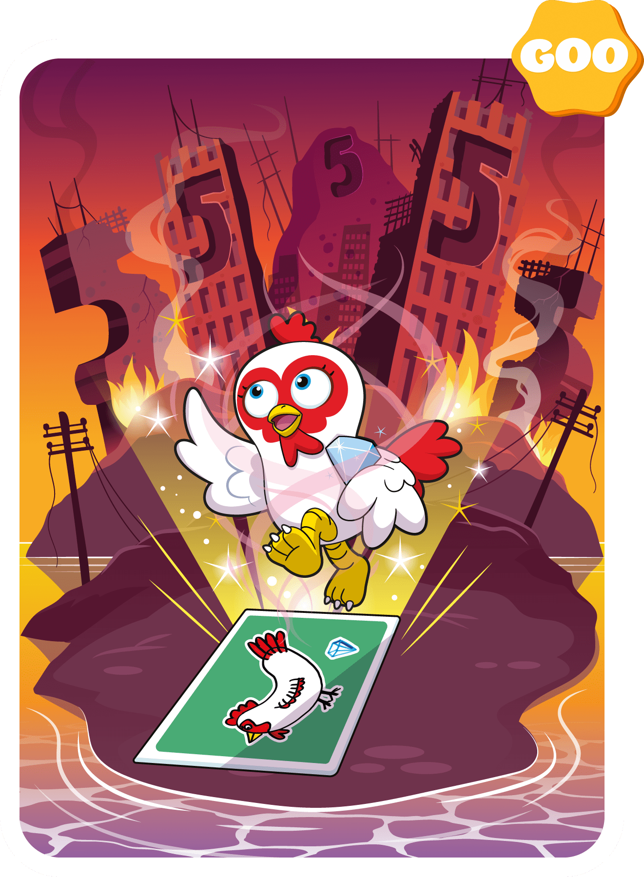 Gary Vaynerchuk - VeeFriends Series 2 - "Diamond Hands" Hen #55 - NFT # 55