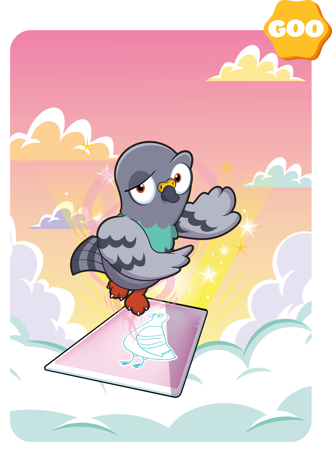 Gary Vaynerchuk - VeeFriends Series 2 - Perspective Pigeon #7176 - NFT # 7176