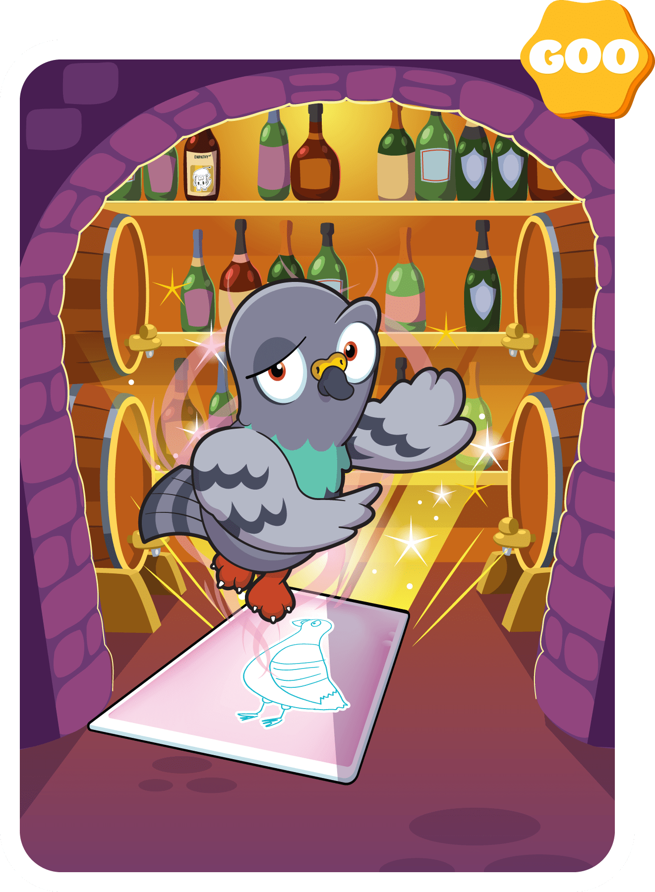 Gary Vaynerchuk - VeeFriends Series 2 - Perspective Pigeon #7177 - NFT # 7177