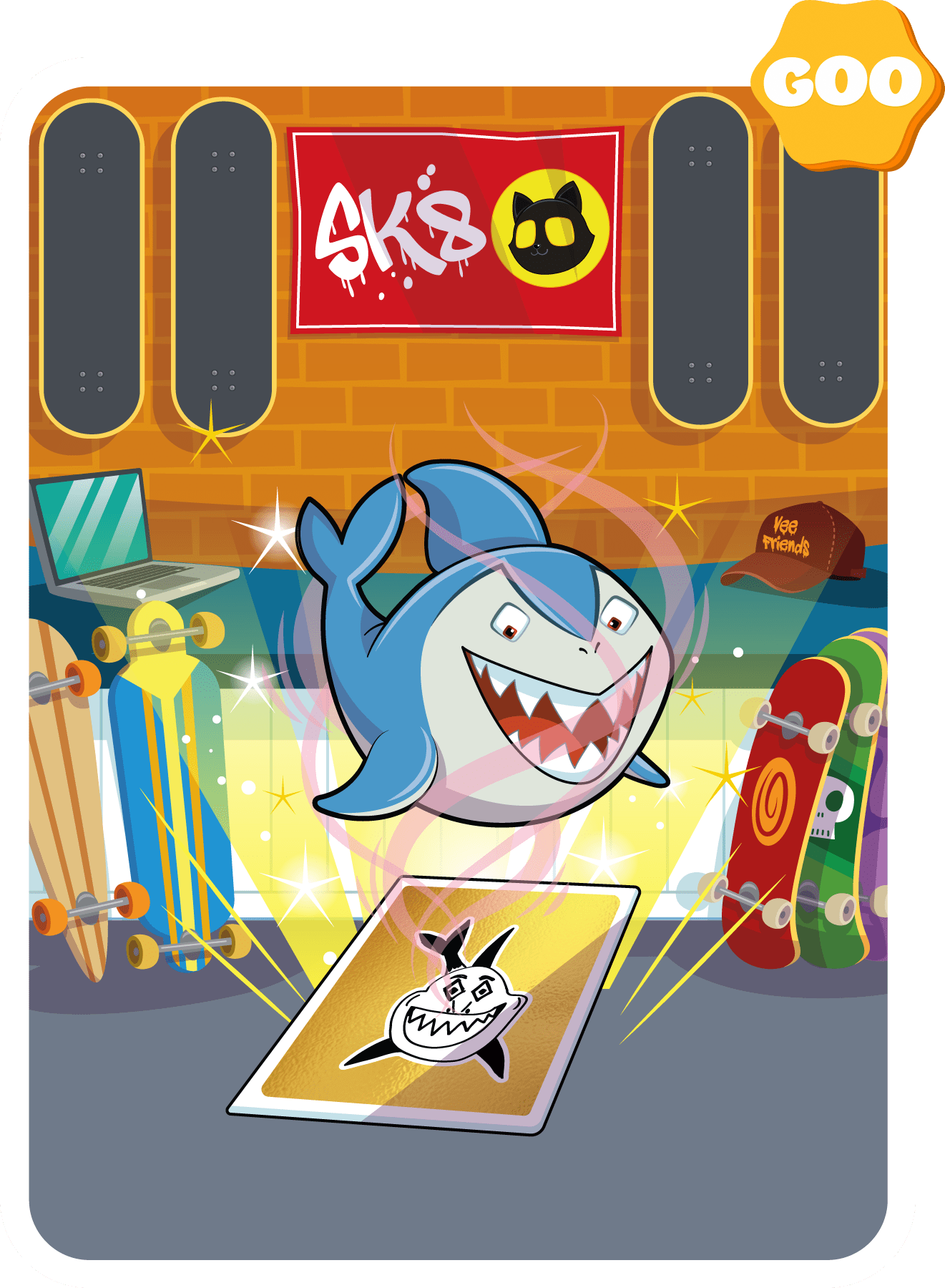 Gary Vaynerchuk - VeeFriends Series 2 - Shrewd Shark #8309 - NFT # 8309