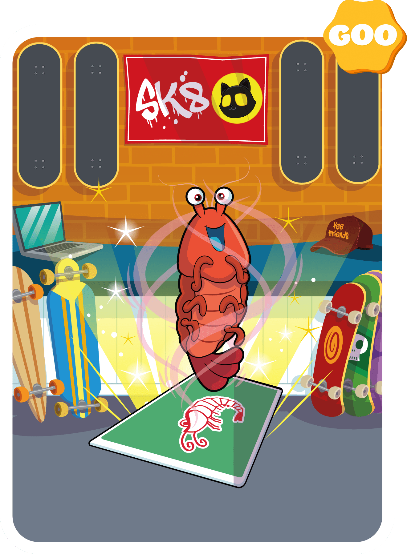 Gary Vaynerchuk - VeeFriends Series 2 - Sufficient Shrimp #8760 - NFT # 8760