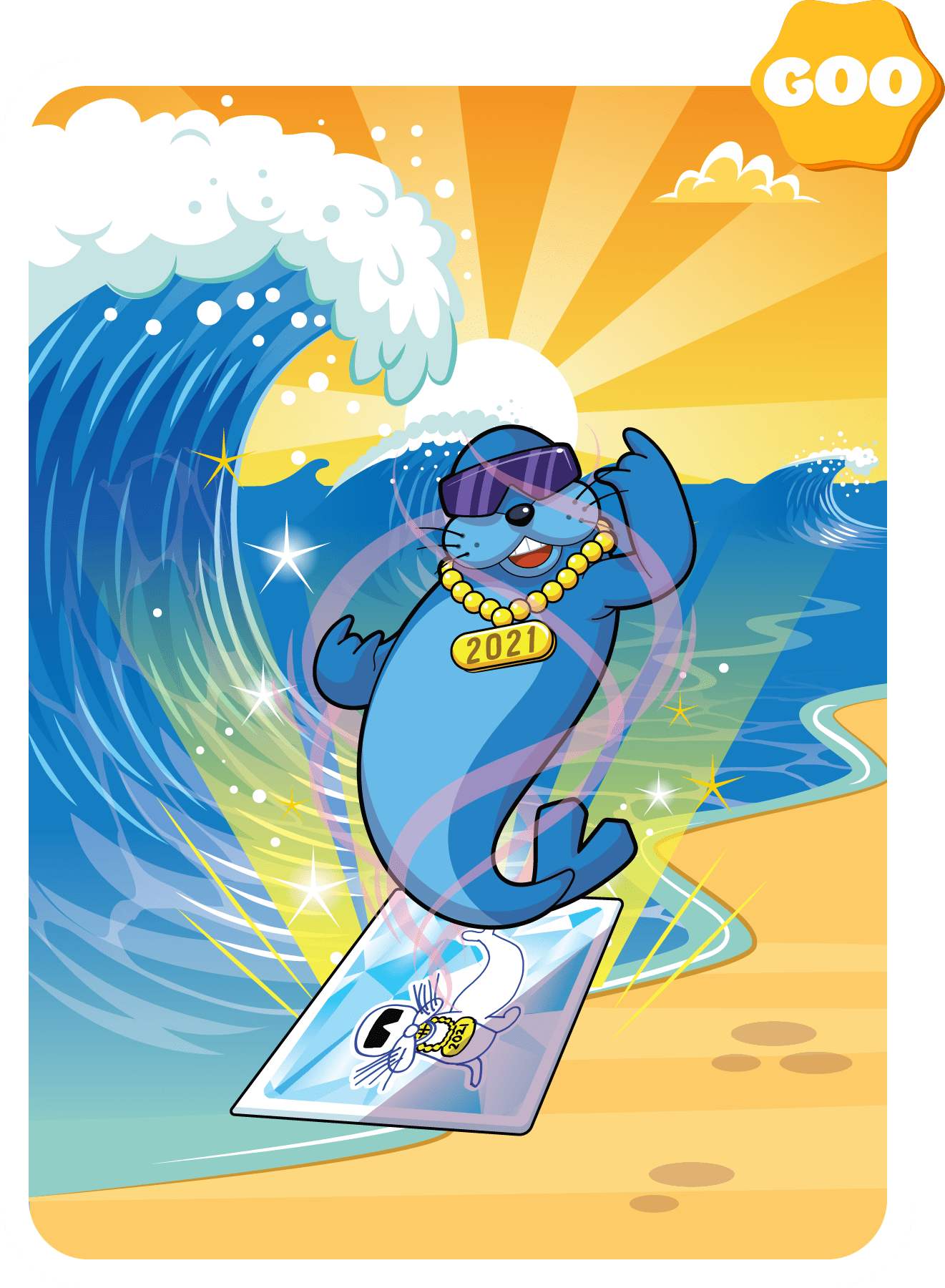 Gary Vaynerchuk - VeeFriends Series 2 - Swaggy Sea Lion #8844 - NFT # 8844