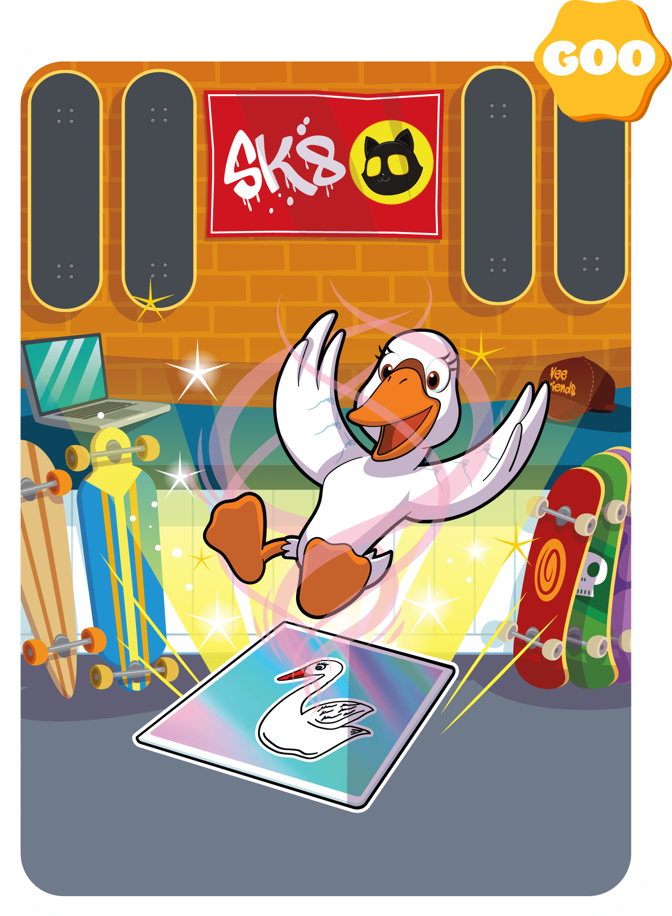 Gary Vaynerchuk - VeeFriends Series 2 - Sweet Swan #8882 - NFT # 8882