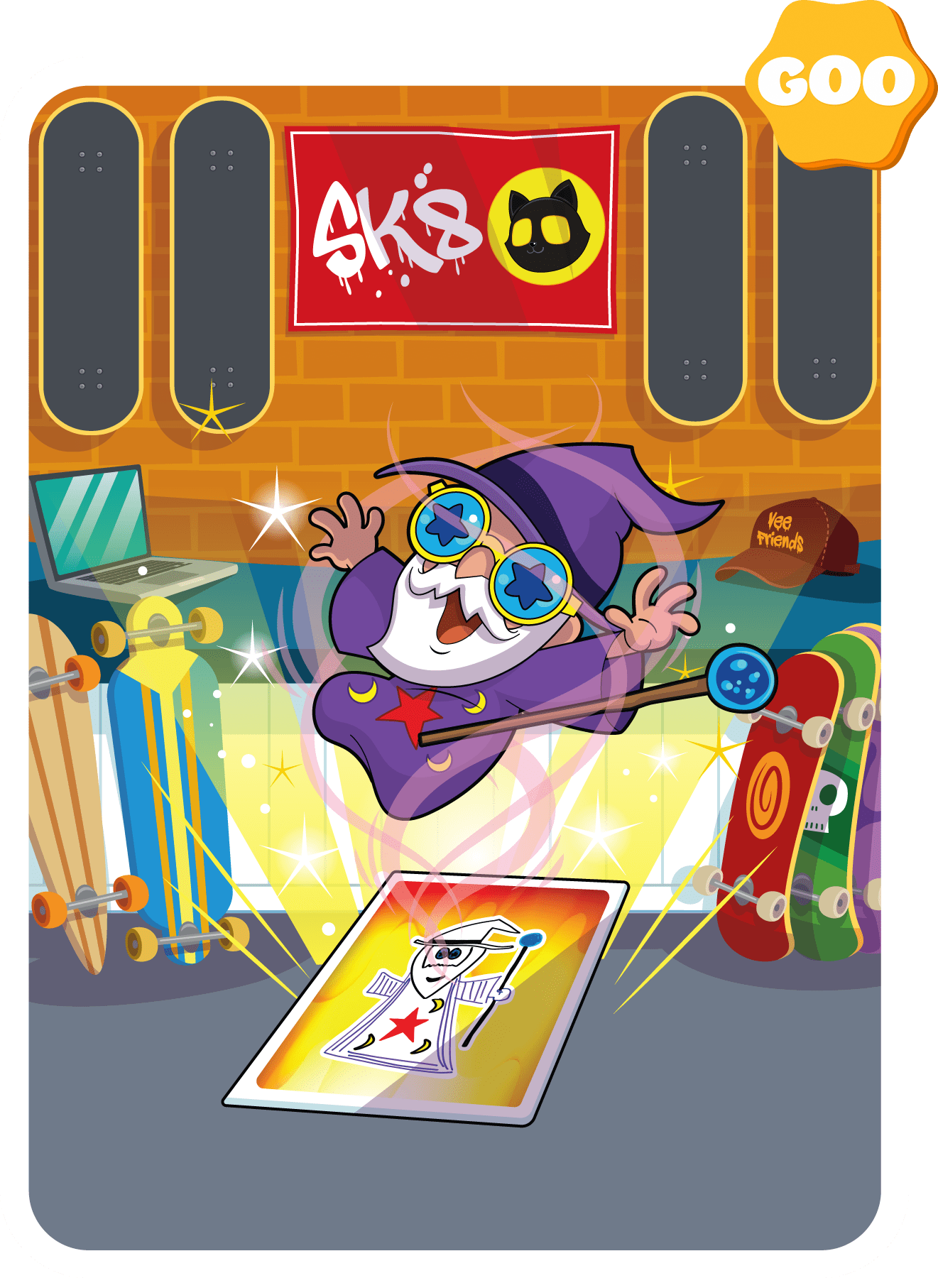 Gary Vaynerchuk - VeeFriends Series 2 - Willful Wizard #9904 - NFT # 9904