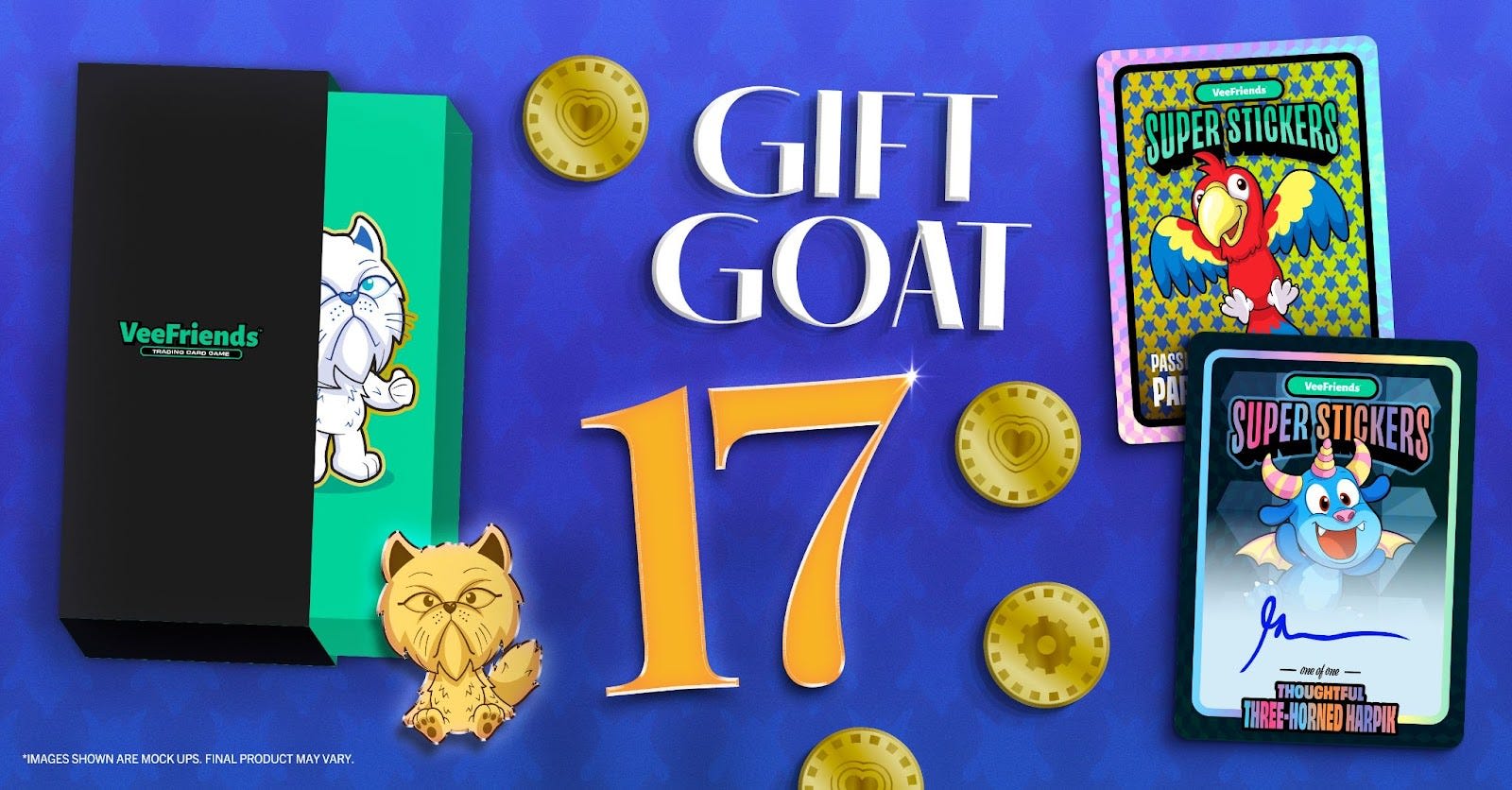 Gift Goat #17: VeeFriends Deluxe Collector’s Kit and NFT by Sabet