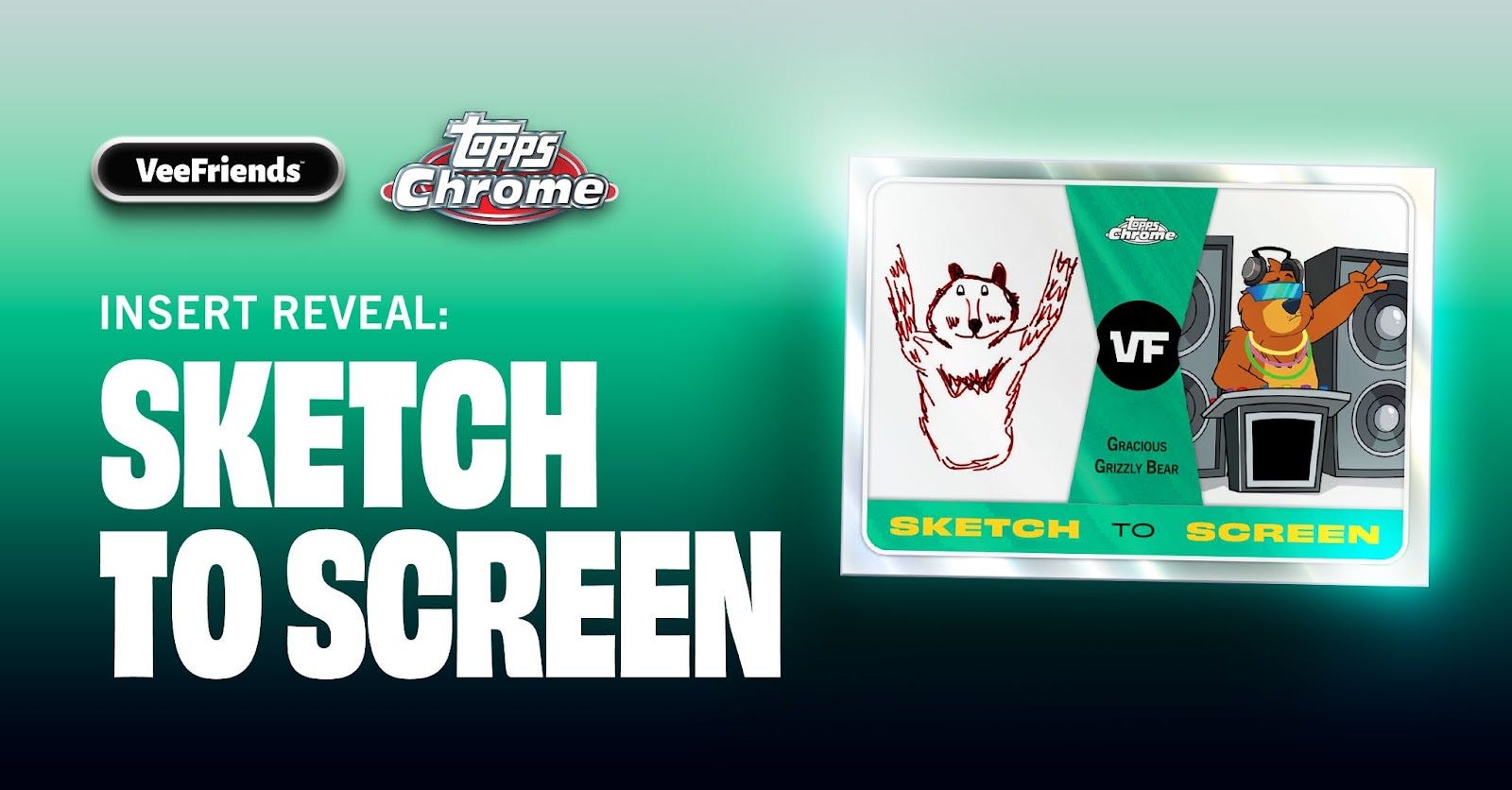 Road to Chrome: Unveiling the Sketch to Screen Insert in Topps VeeFriends Chrome 2025