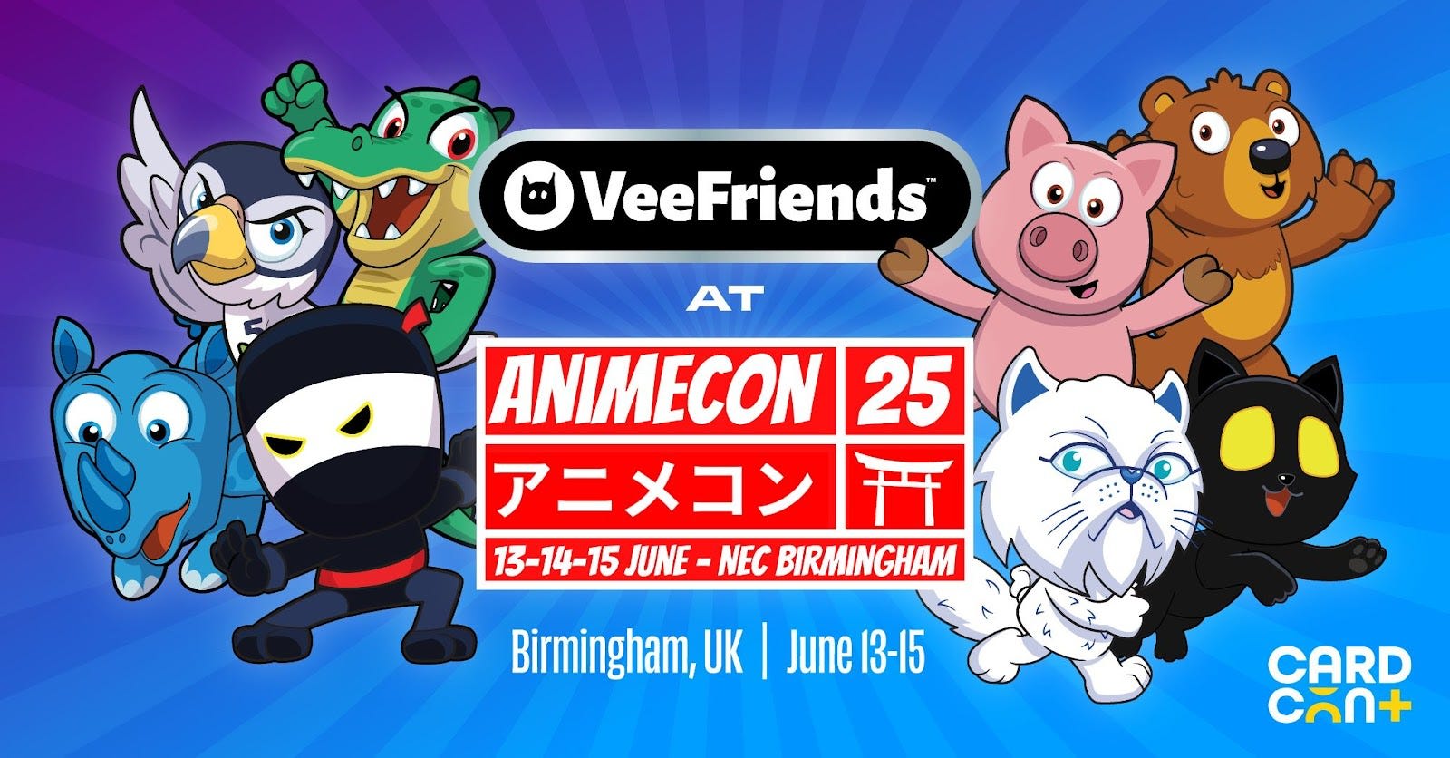 VeeFriends Is Headed to AnimeCon UK with Card Con+ | June 13–15 at NEC Birmingham