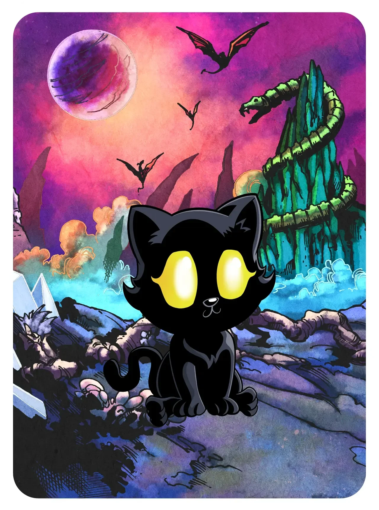Very, Very, Very, Very, Lucky Black Cat | VeeFriends.com