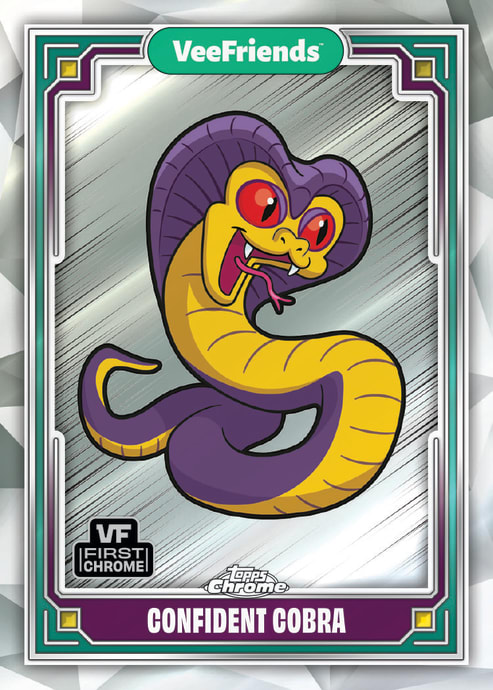 Confident Cobra - Topps Chrome 2025 - VeeFriends card