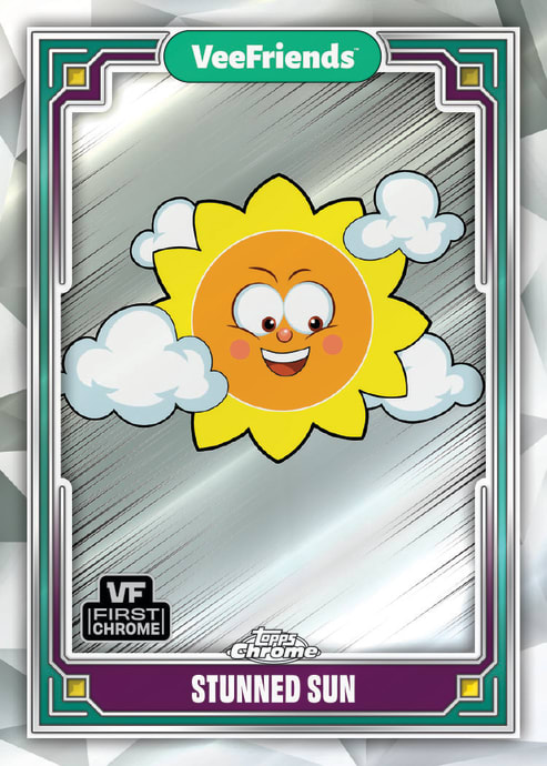 Stunned Sun - Topps Chrome 2025 - VeeFriends card