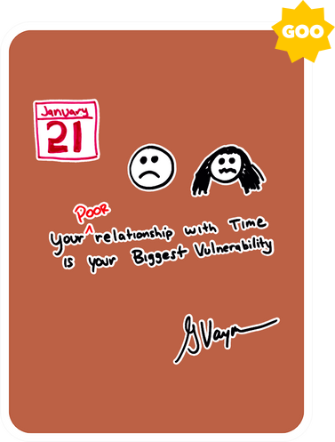 Your Poor Relationship With Time Is Your Biggest Vulnerability