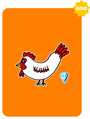 Gary Vaynerchuk - Vee Friends - "Diamond Hands" Hen - NFT # 76