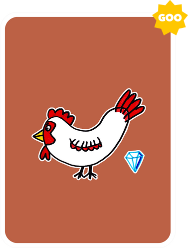 Gary Vaynerchuk - Vee Friends - "Diamond Hands" Hen - NFT # 54