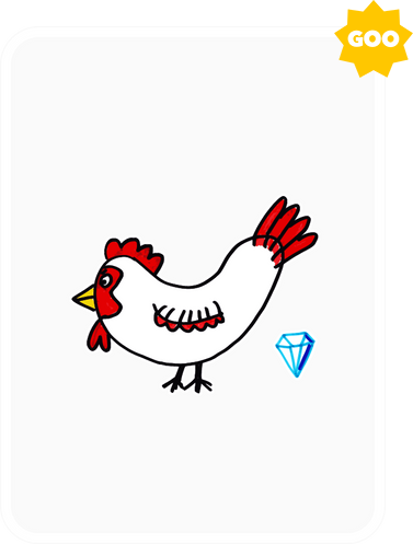 Gary Vaynerchuk - Vee Friends - "Diamond Hands" Hen - NFT # 44