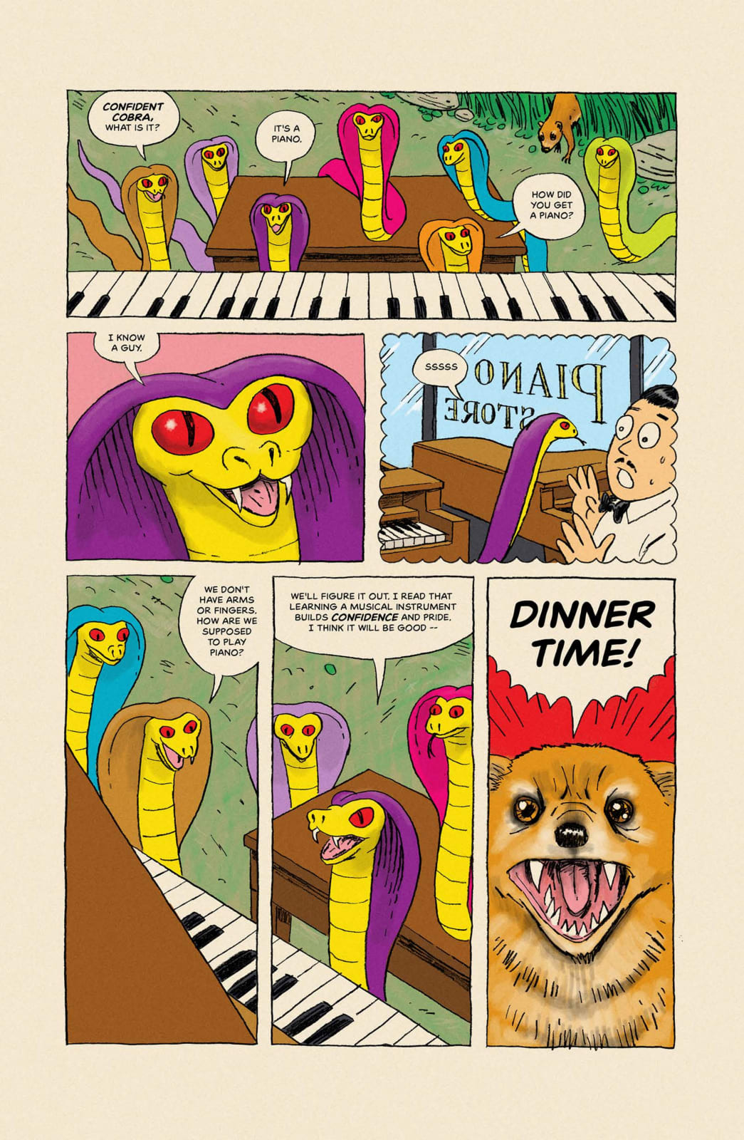 VeeFriends Issue 17 Confident Cobra story page 10