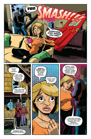 Comic Book Cover (first page)