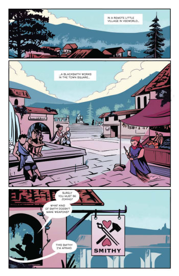 Comic Book Cover (first page)