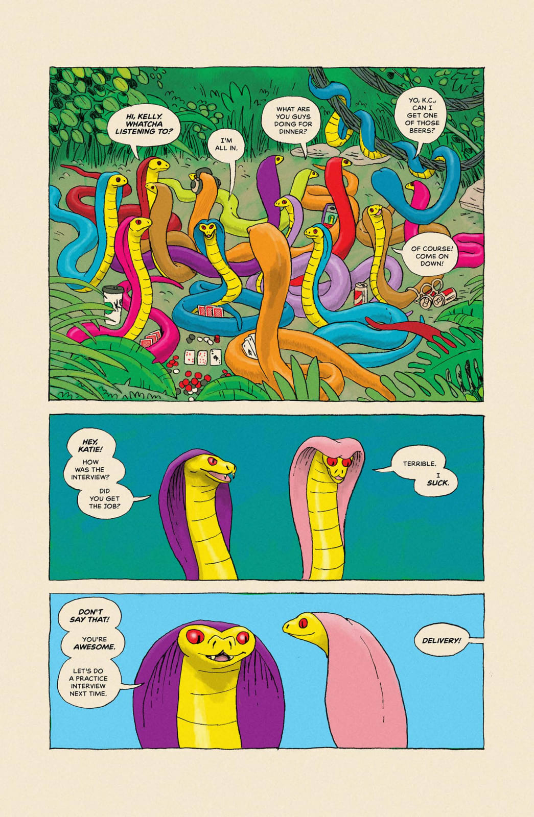 VeeFriends Issue 17 Confident Cobra story page 8