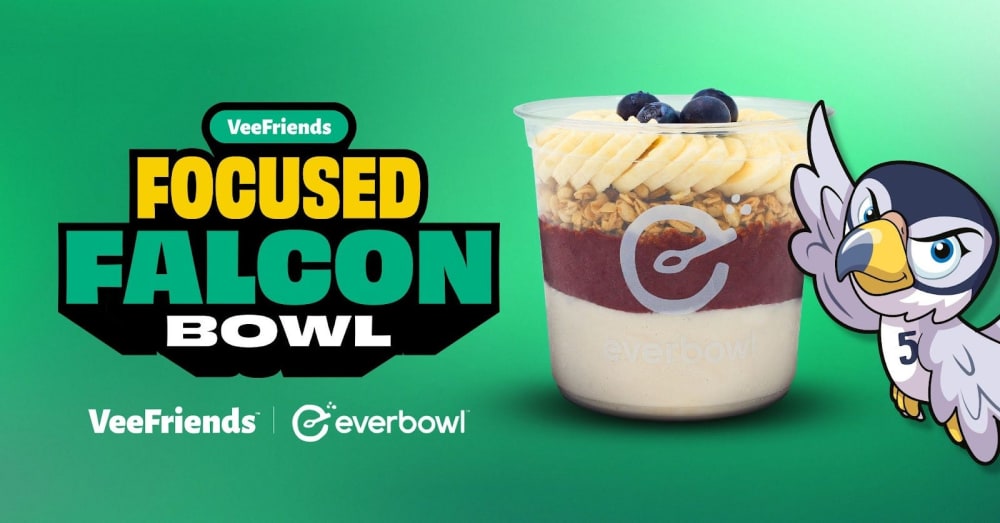 Nationwide Rollout: Limited Time Focused Falcon Bowl AND VeeFriends® Vending Machines Hit All 80+…