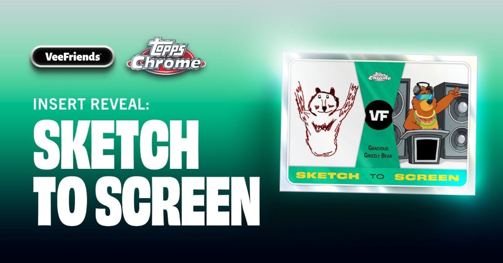 Road to Chrome: Unveiling the Sketch to Screen Insert in Topps VeeFriends Chrome 2025