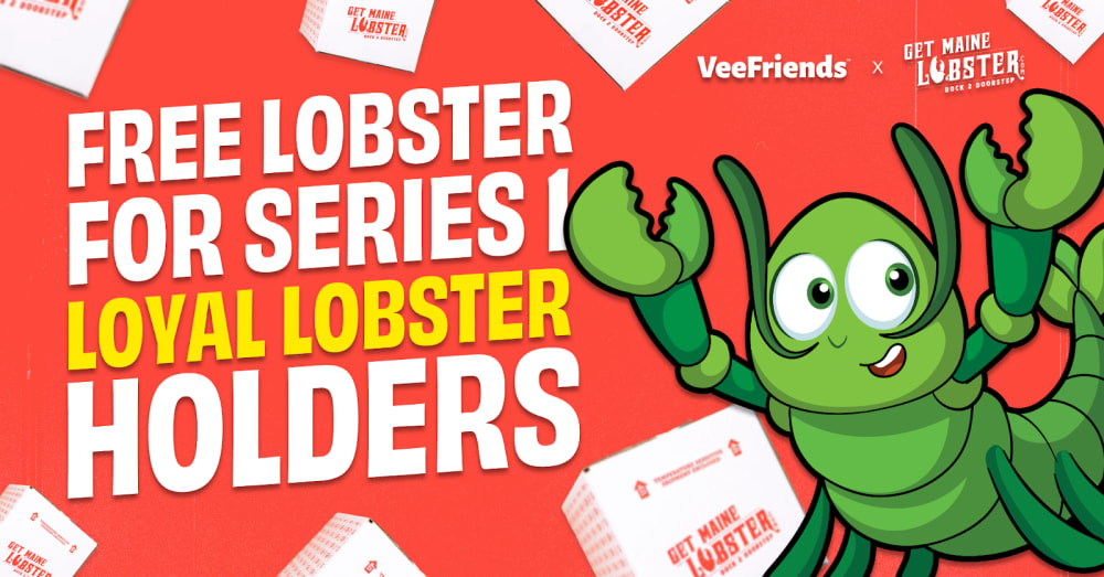 VeeFriends Partners with Get Maine Lobster For a Loyal Lobster Surprise
