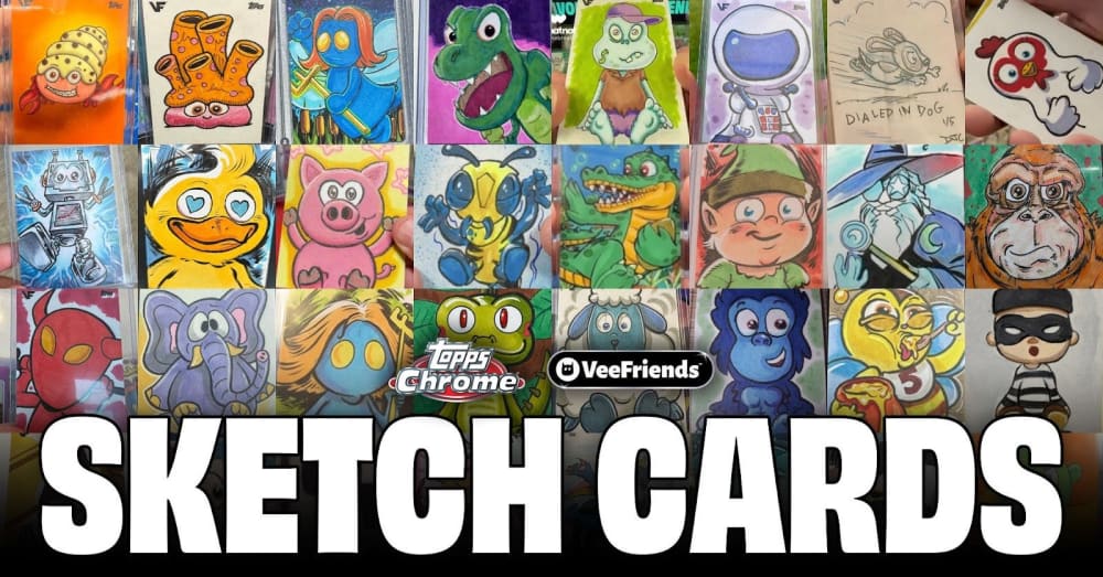 Discover Incredible 1/1 Sketch Card Inserts in Topps VeeFriends Chrome 2025