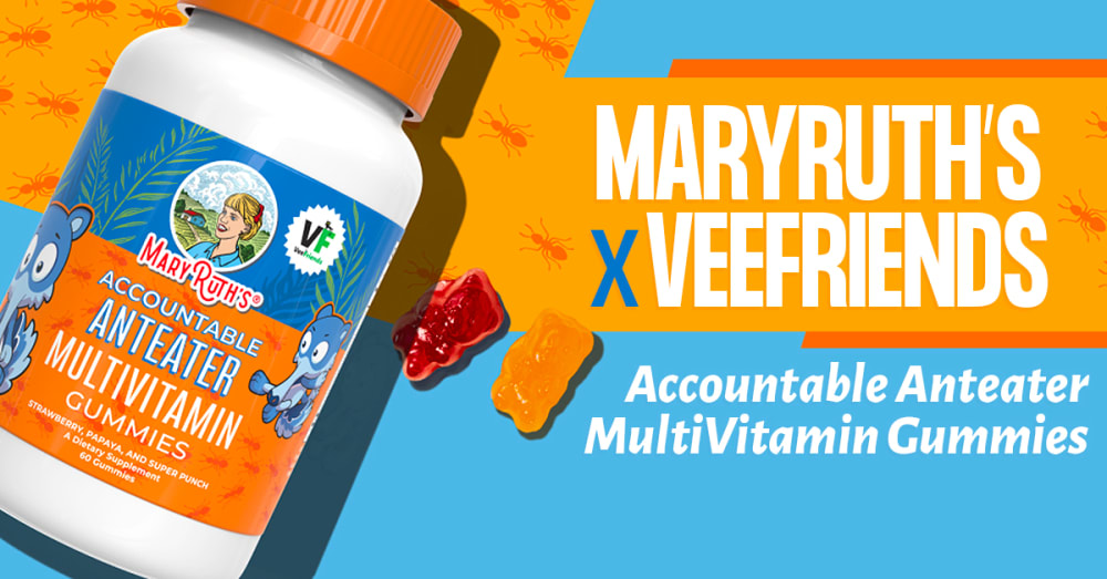 MaryRuth’s x VeeFriends Accountable Anteater Multivitamin Gummies Available NOW!