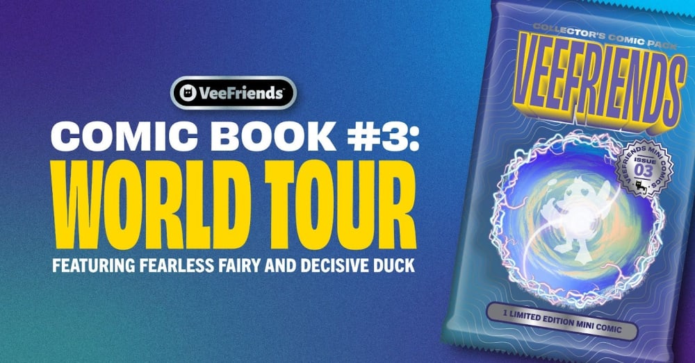 Fearless Fairy and Decisive Duck Join Forces in VeeFriends Comic Book #3: World Tour