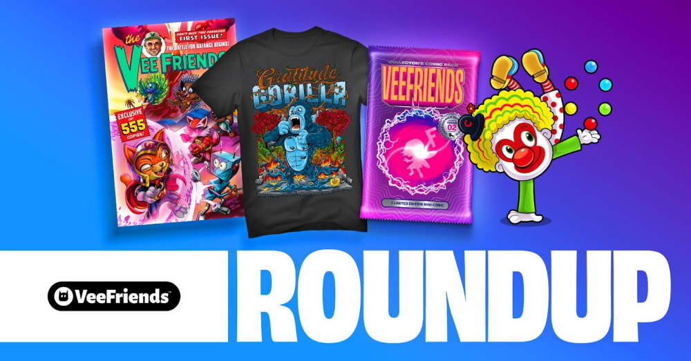 Weekly Roundup: Read VeeFriends Comic Book #1, Comic Book #2 Coming Soon, The Fives Pickleball…