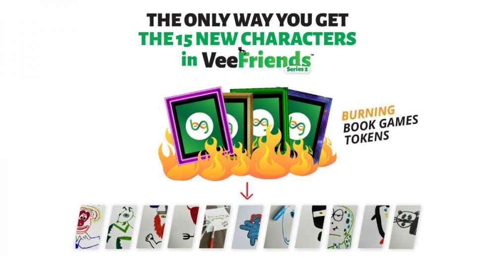 The Only Way You Get The 15 New Characters in Series 2 Is By Burning Book Games Tokens
