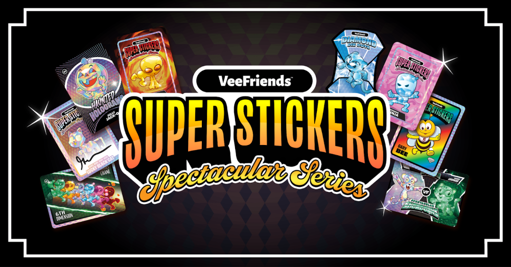 Collect the Spectacular. Introducing Super Stickers: Spectacular Series