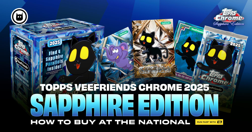 How to Buy Topps VeeFriends Chrome 2025 Sapphire Edition at The National
