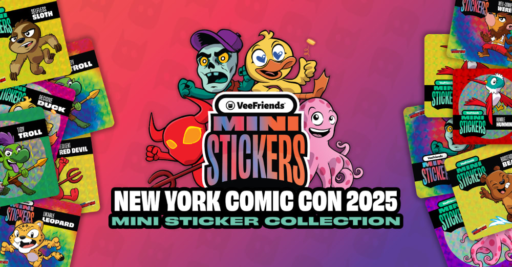 VeeFriends Dropping Brand-New Mini Stickers at New York Comic Con 2025