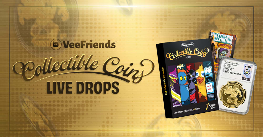 2026 VeeFriends Collectible Coins Live Drop Schedule | Showtimes, Breakers