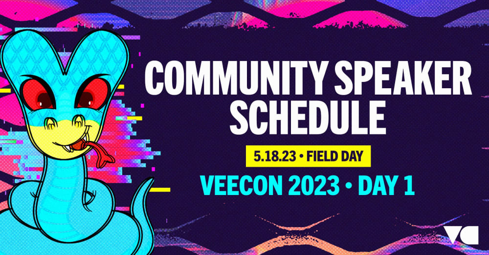 Announcing Community Stage Speakers & Programming